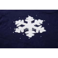 Girl's Knitted Applique Snowflake Beads Pullover